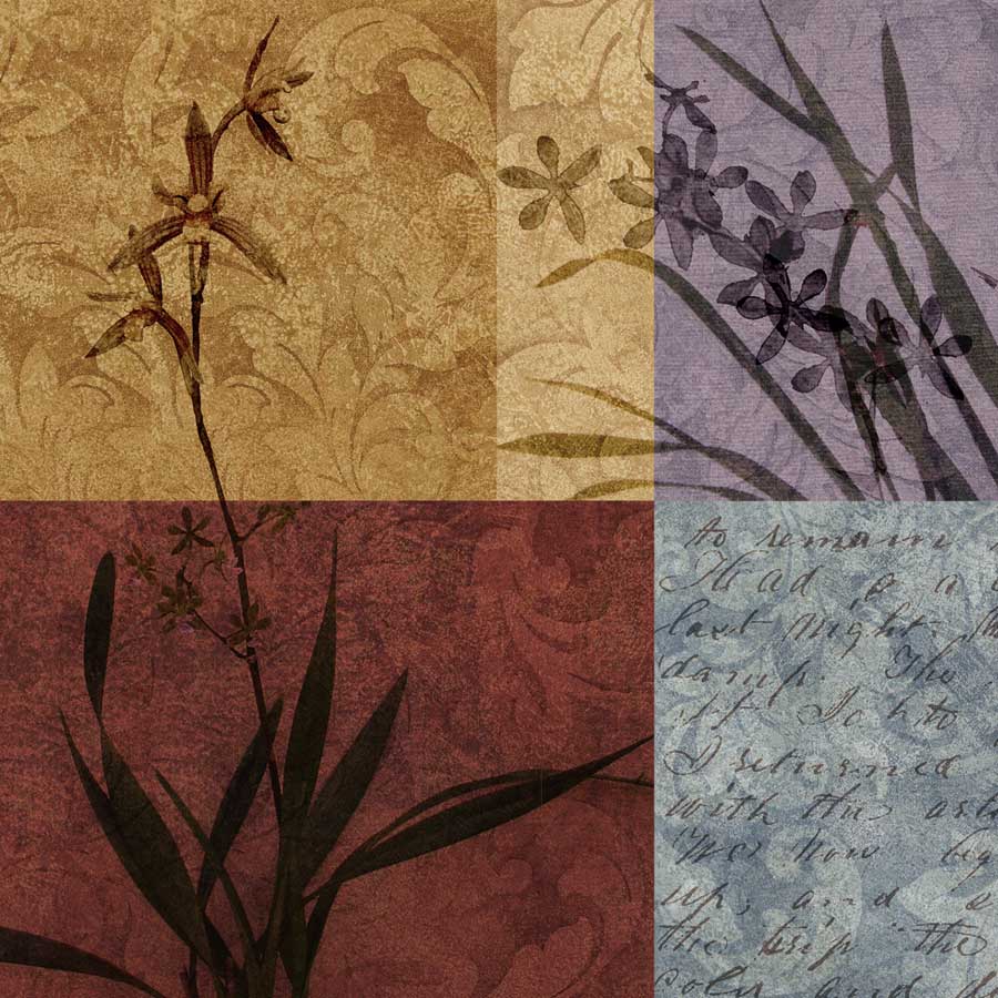 Floral Refrain I by artist Keith Mallett