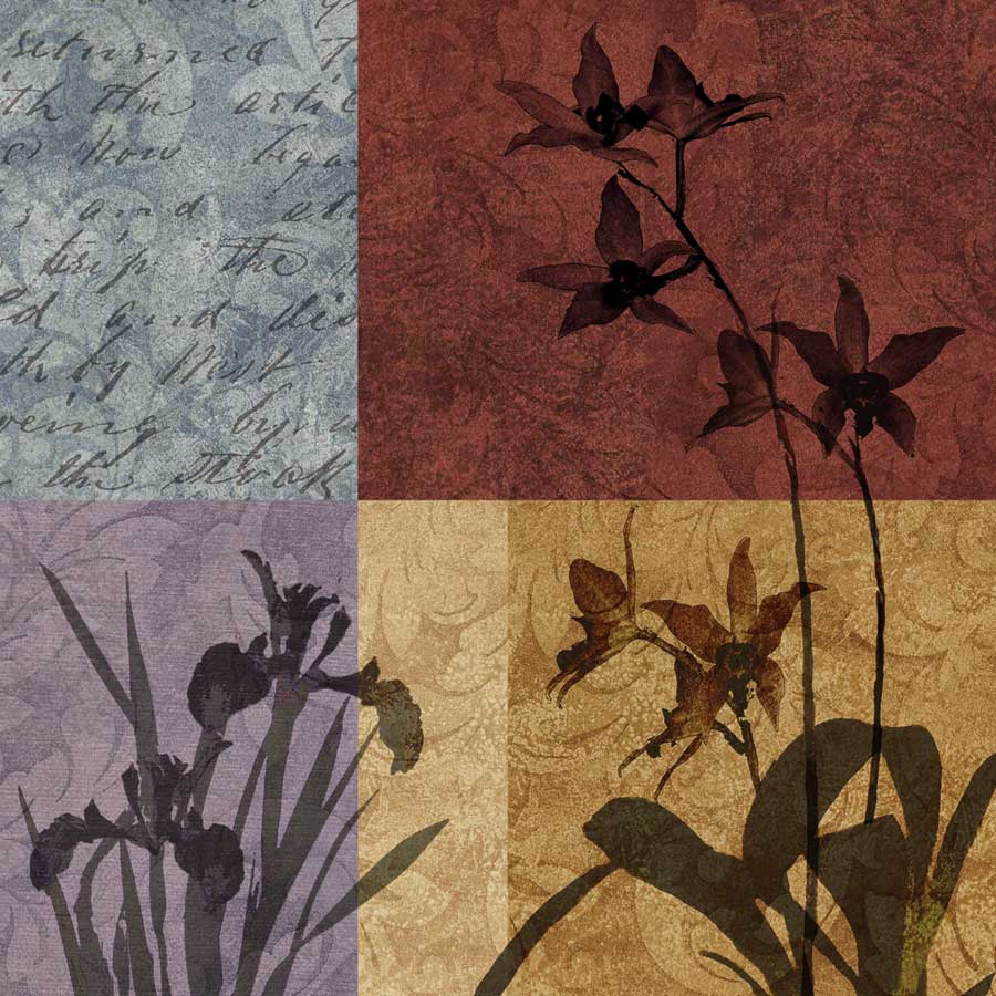 Floral Refrain II by artist Keith Mallett