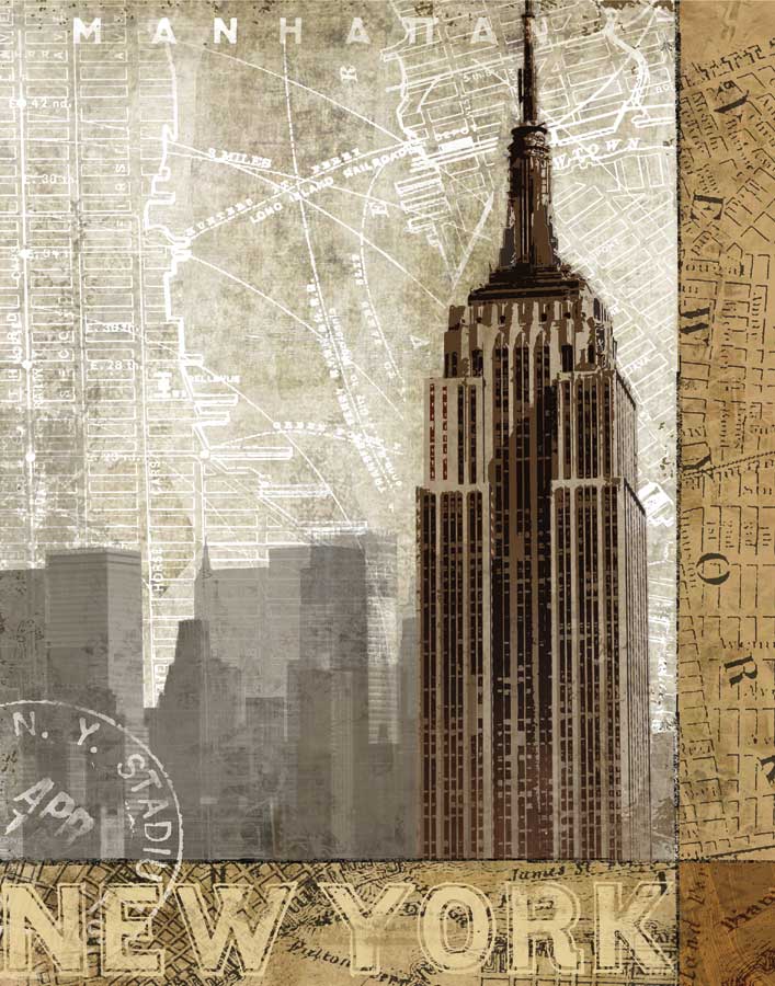 Autumn in New York by artist Keith  Mallett