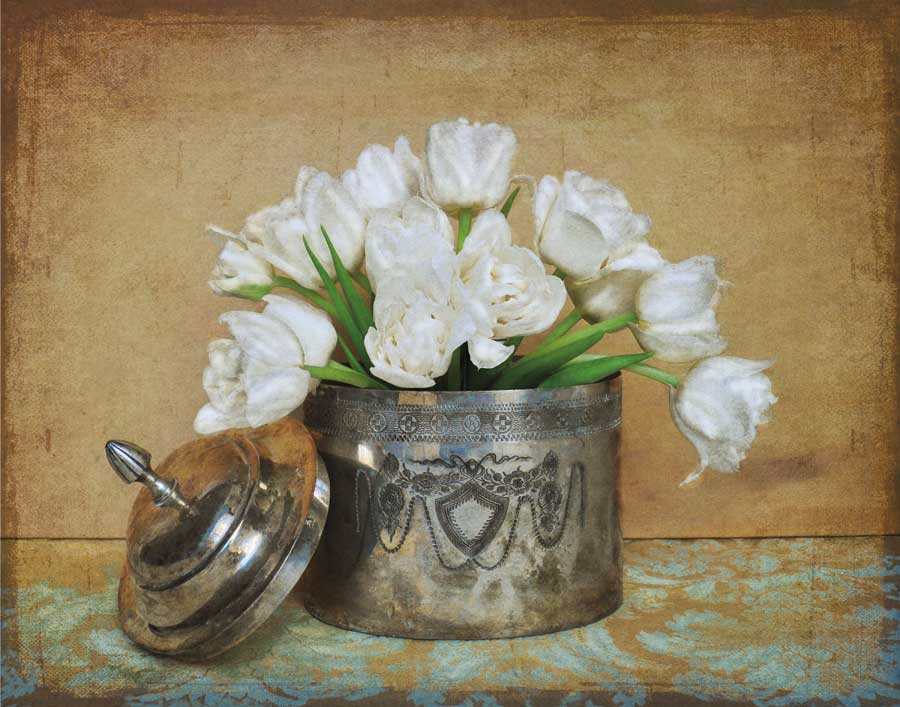 Vintage Tulips II by artist Cristin Atria