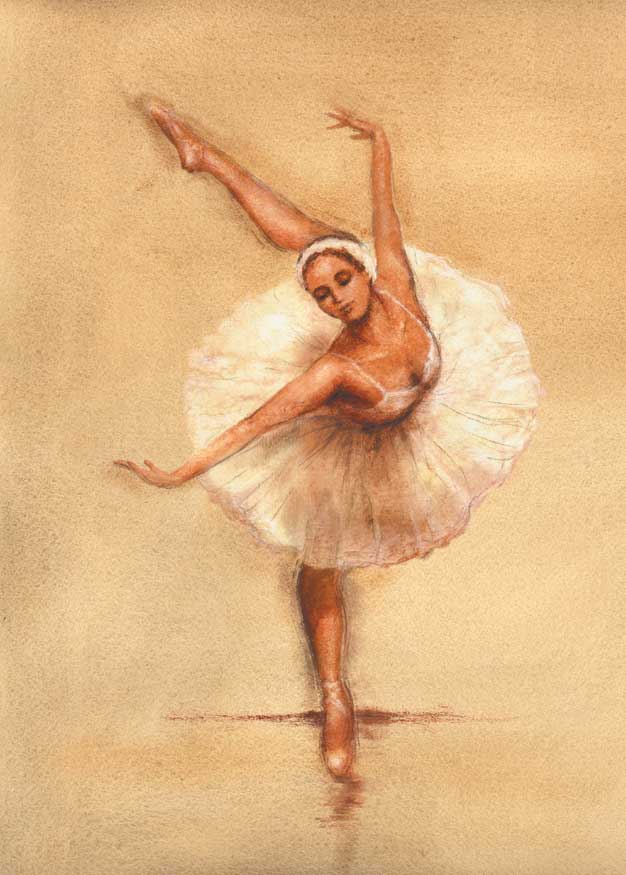 Ballerina I by artist  Caroline Gold