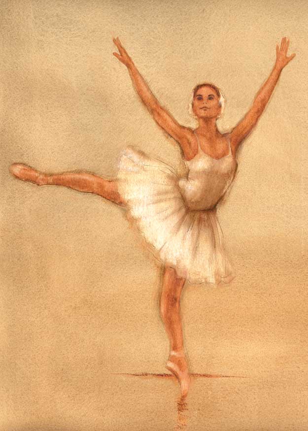 Ballerina II by artist  Caroline Gold