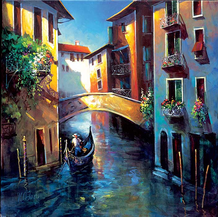 Daybreak in Venice by artist  Nancy O'Toole