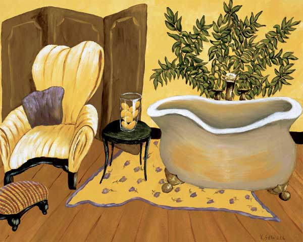 Lemon Bath by artist  Krista  Sewell