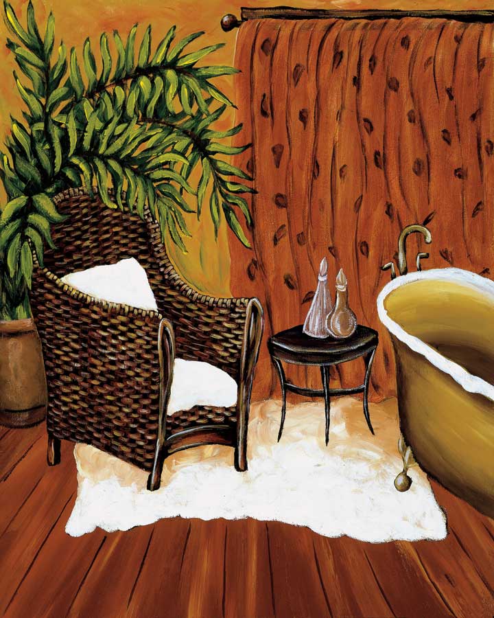Rattan Bath by artist  Krista Sewell