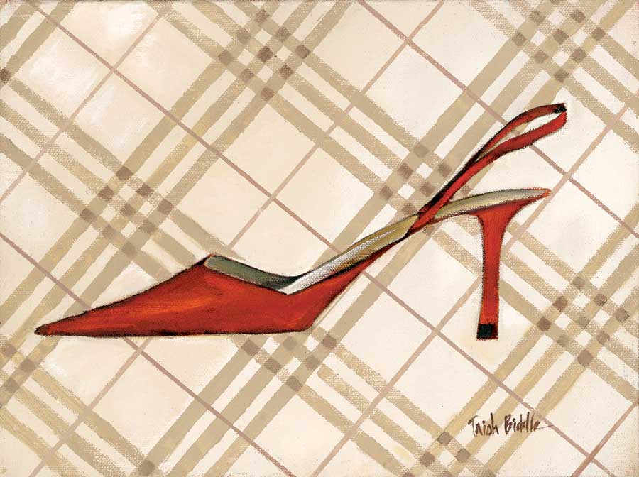 Poussior Rouge by artist  Trish Biddle