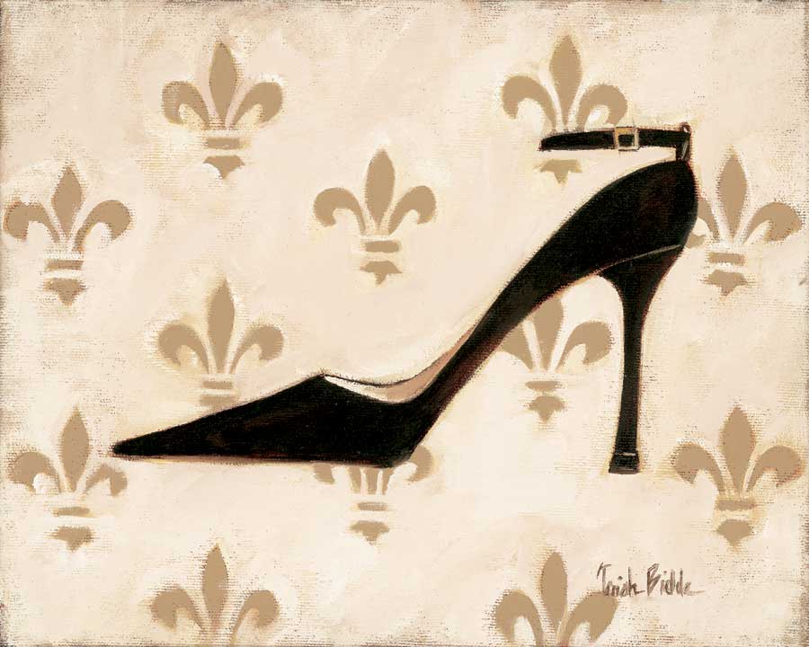 Poussior Noir by artist  Trish Biddle