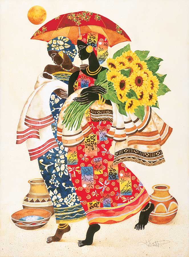 Sunflowers by artist  Keith Mallet