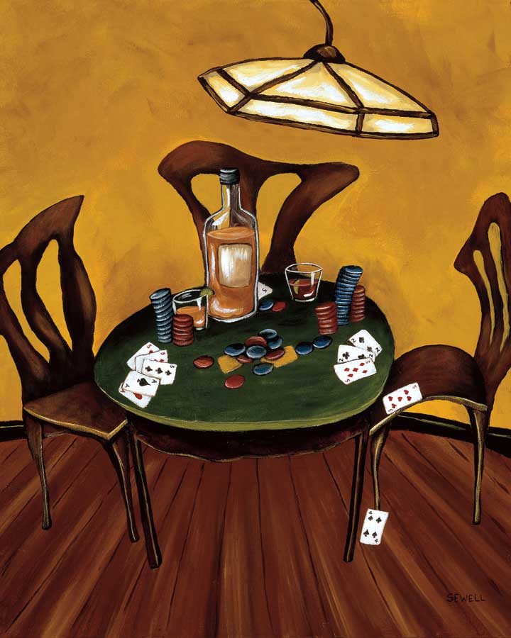 Poker Nite by artist  Krista Sewell