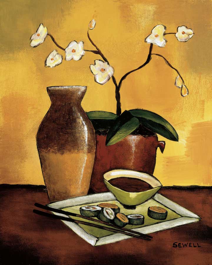 Sushi Serving by artist  Krista Sewell