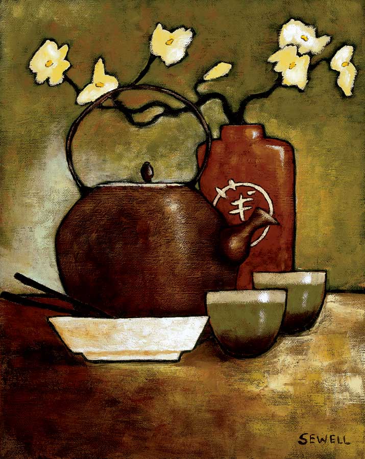 Takara Tea Room by artist  Krista Sewell