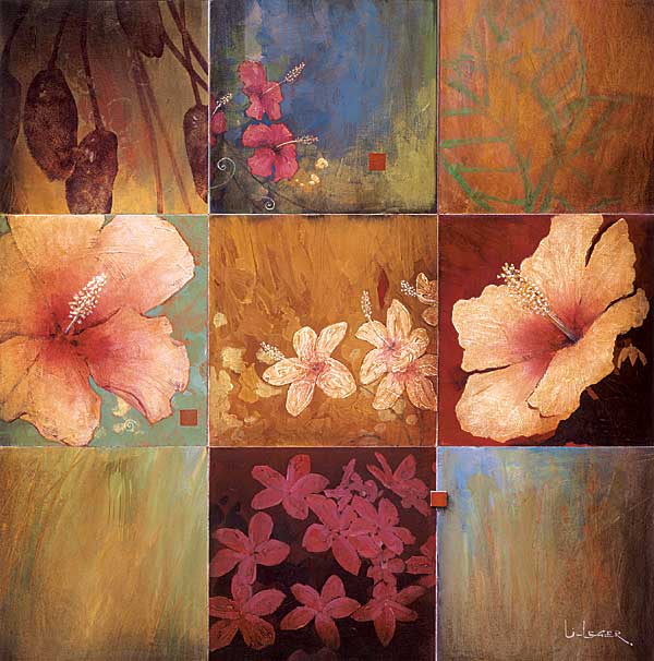 Tropical Nine Patch II by artist  Don Li-Leger