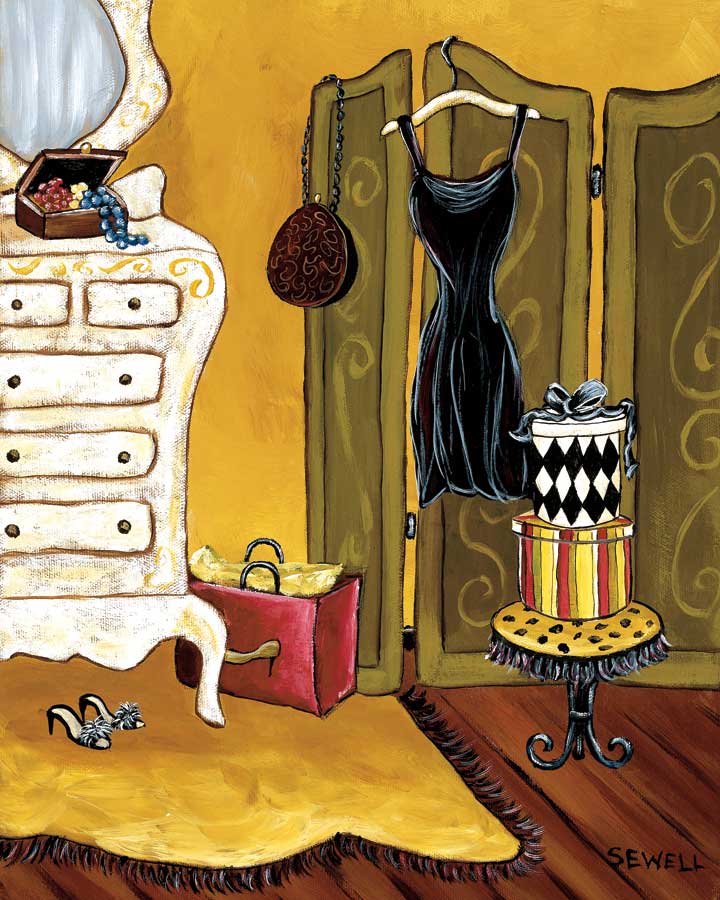 Dressing Room I by artist  Krista Sewell