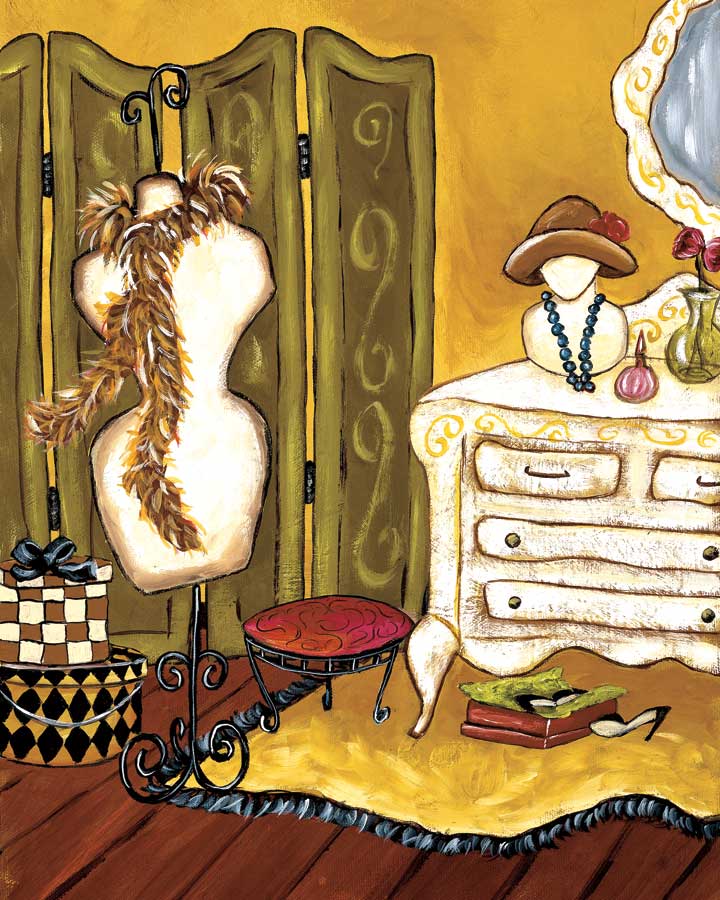 Dressing Room II by artist  Krista Sewell