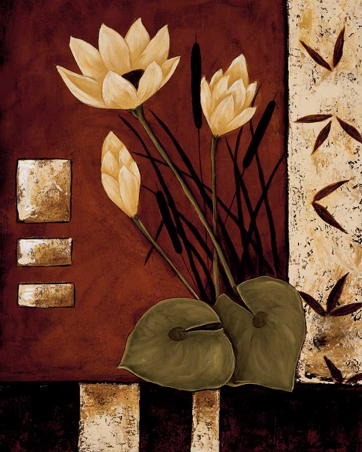 Lotus Silhouette I by artist  Krista Sewell