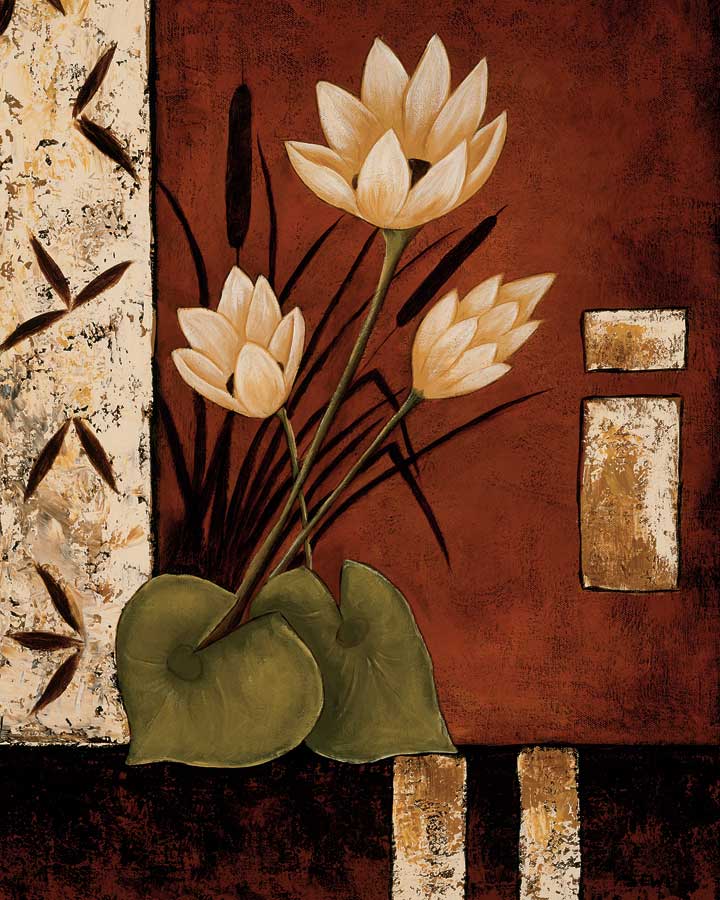 Lotus Silhouette II by artist  Krista Sewell