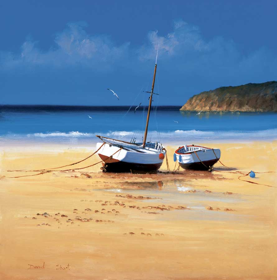 Moorings Low Tide by artist  David Short