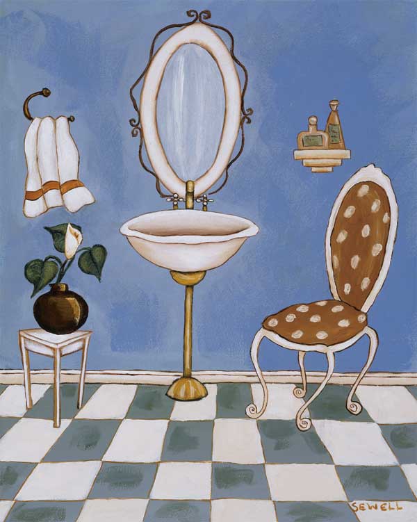 Blue Mood I by artist  Krista Sewell