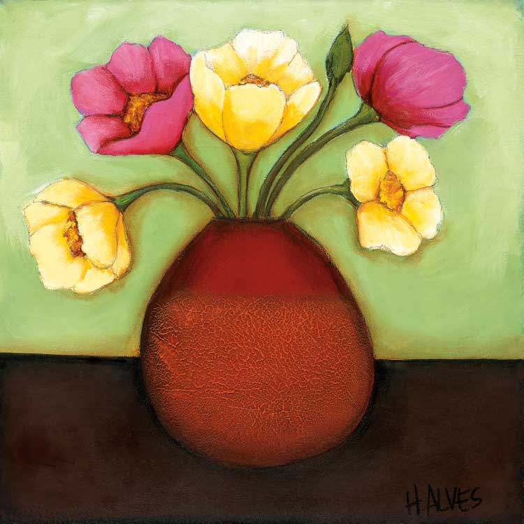 Flores Coloridas I by artist  H. Alves