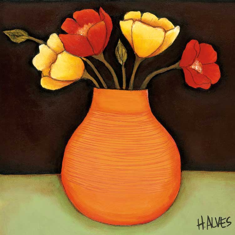 Flores Coloridas II by artist  H. Alves