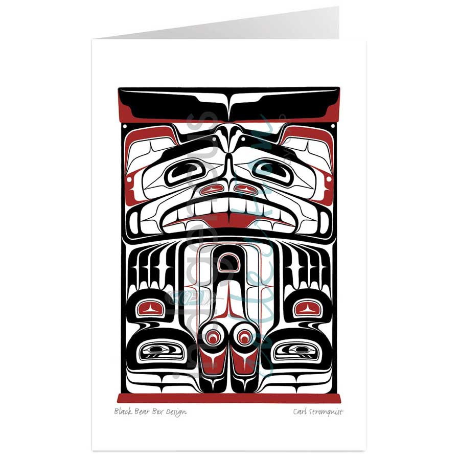 Blk Bear Box Design by artist Carl Stromquist