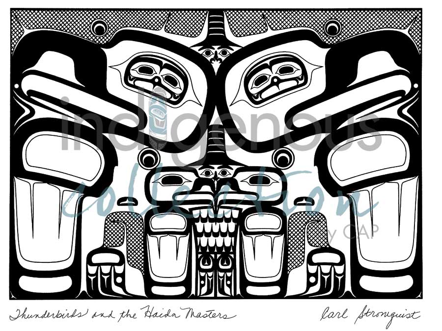 Thunderbirds/Haida by artist Carl Stromquist