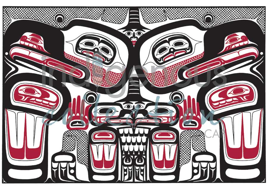Thunderbirds/Haida by artist Carl Stromquist