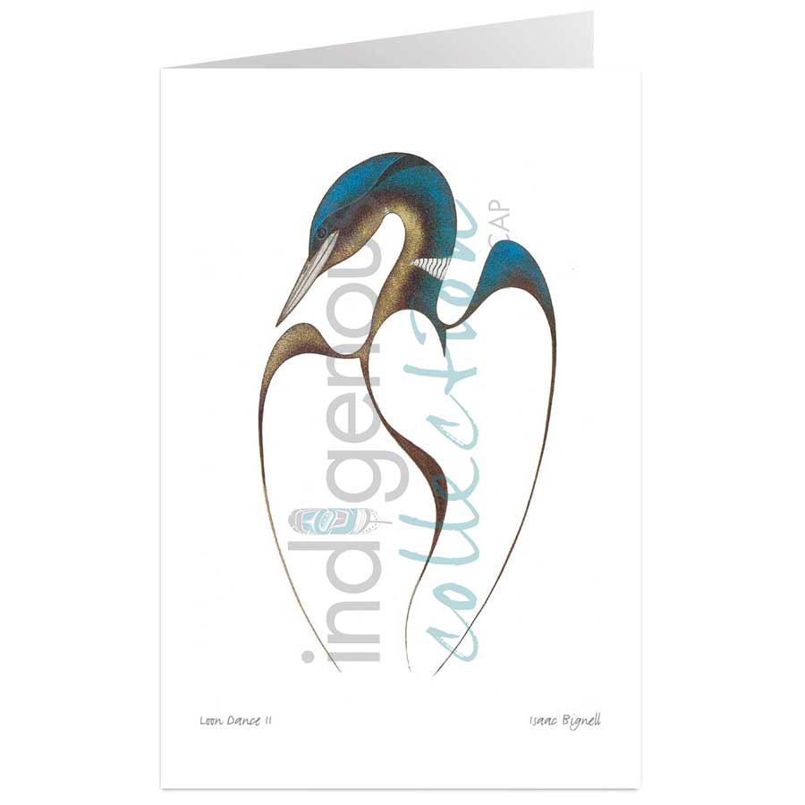 Loon Dance II by artist Isaac Bignell
