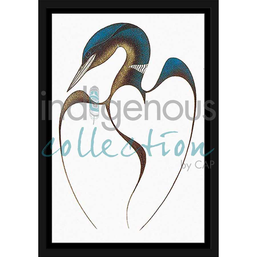 Loon Dance II by artist Isaac Bignell - Cree. Indigenous Collection