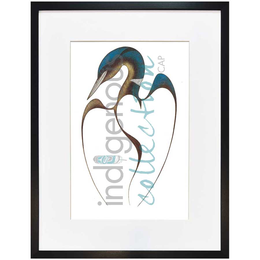 Loon Dance II by artist Isaac Bignell - Cree. Indigenous Collection