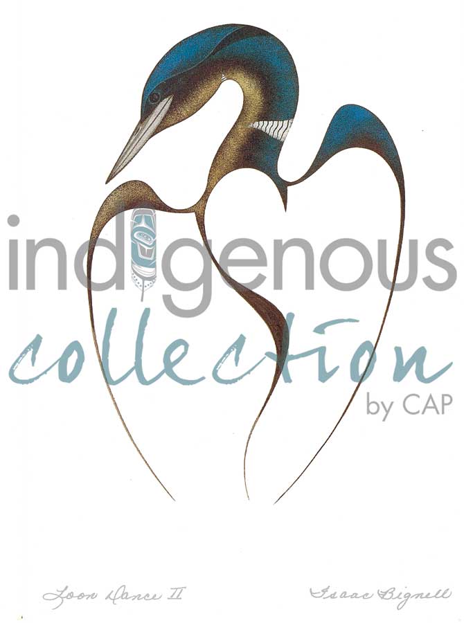 Loon Dance II by artist Isaac Bignell