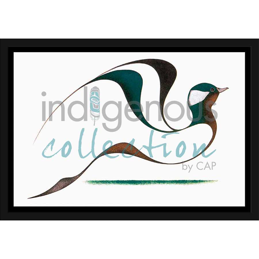 Gliding In by artist Isaac Bignell - Cree. Indigenous Collection