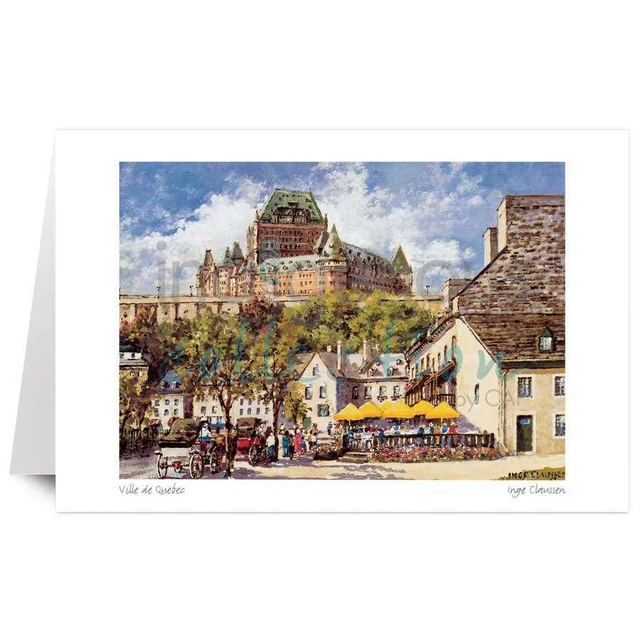 Ville De Quebec by artist Inge Claussen