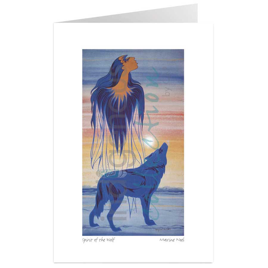 Spirit Of The Wolf by artist Maxine Noel
