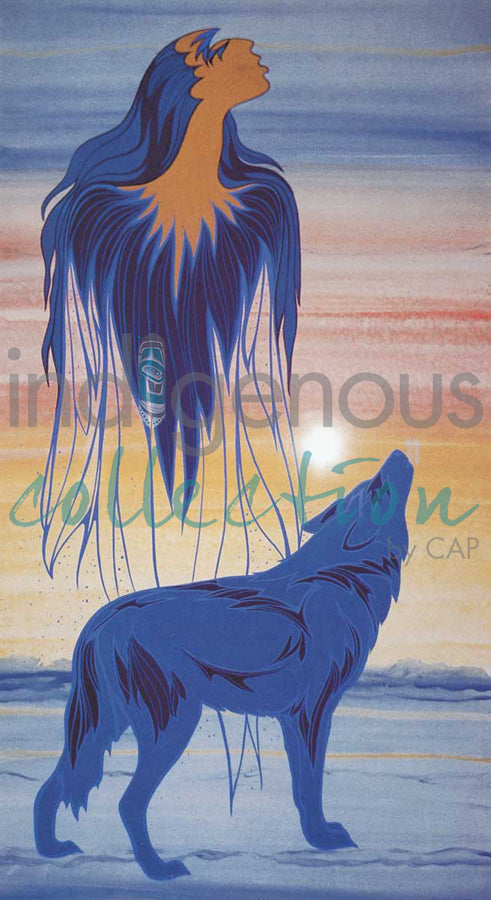 Spirit Of The Wolf by artist Maxine Noel