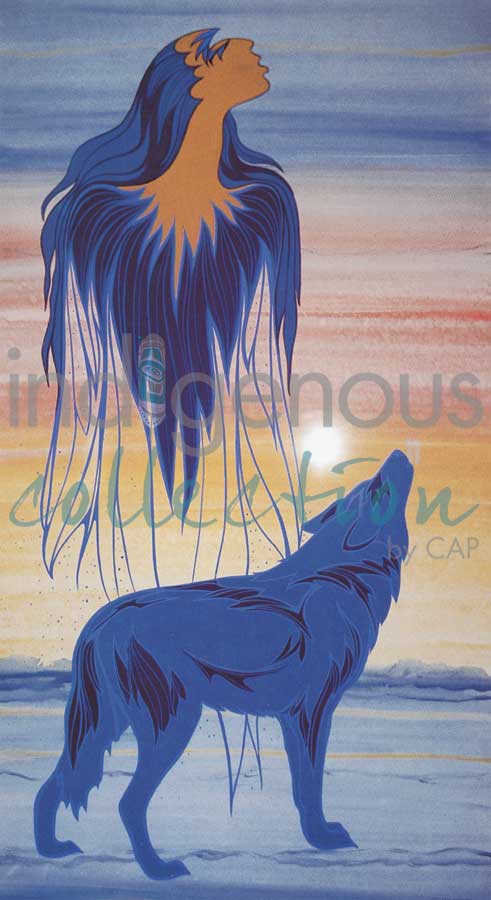 Spirit Of The Wolf by artist Maxine Noel