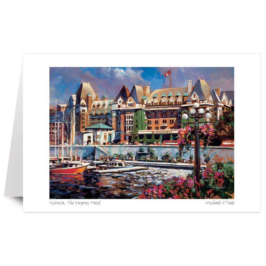 Victoria, The Empress Hotel by artist Michael O'Toole