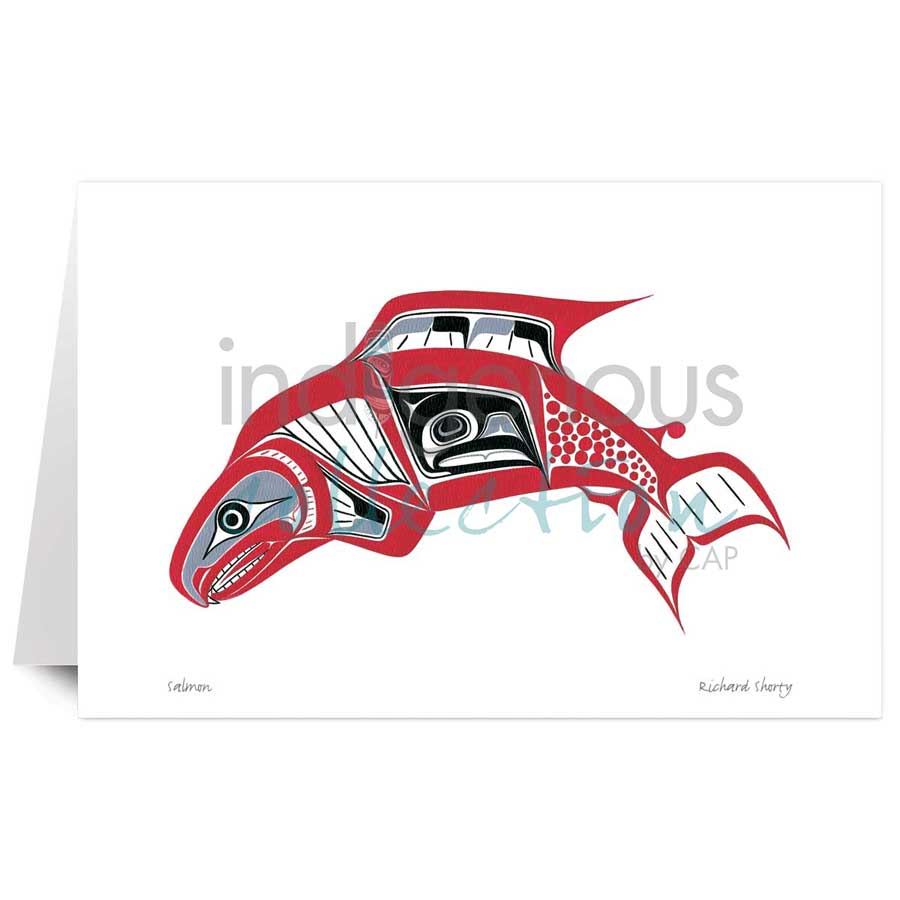 Salmon by artist Richard Shorty