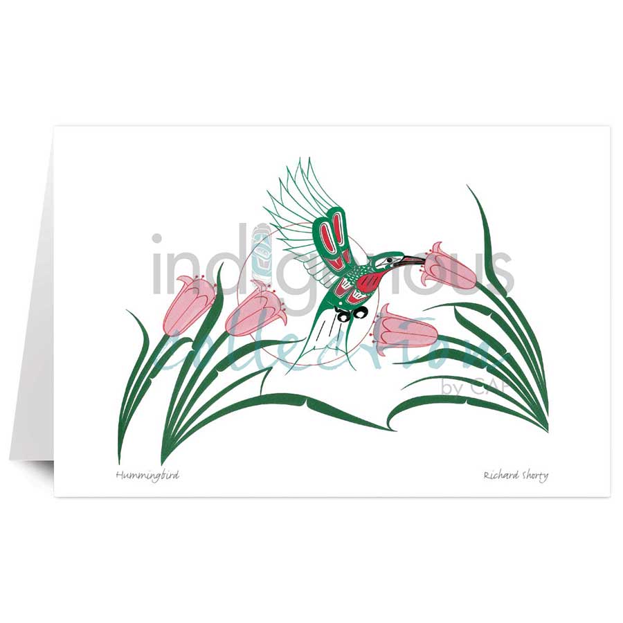 Hummingbird by artist Richard Shorty