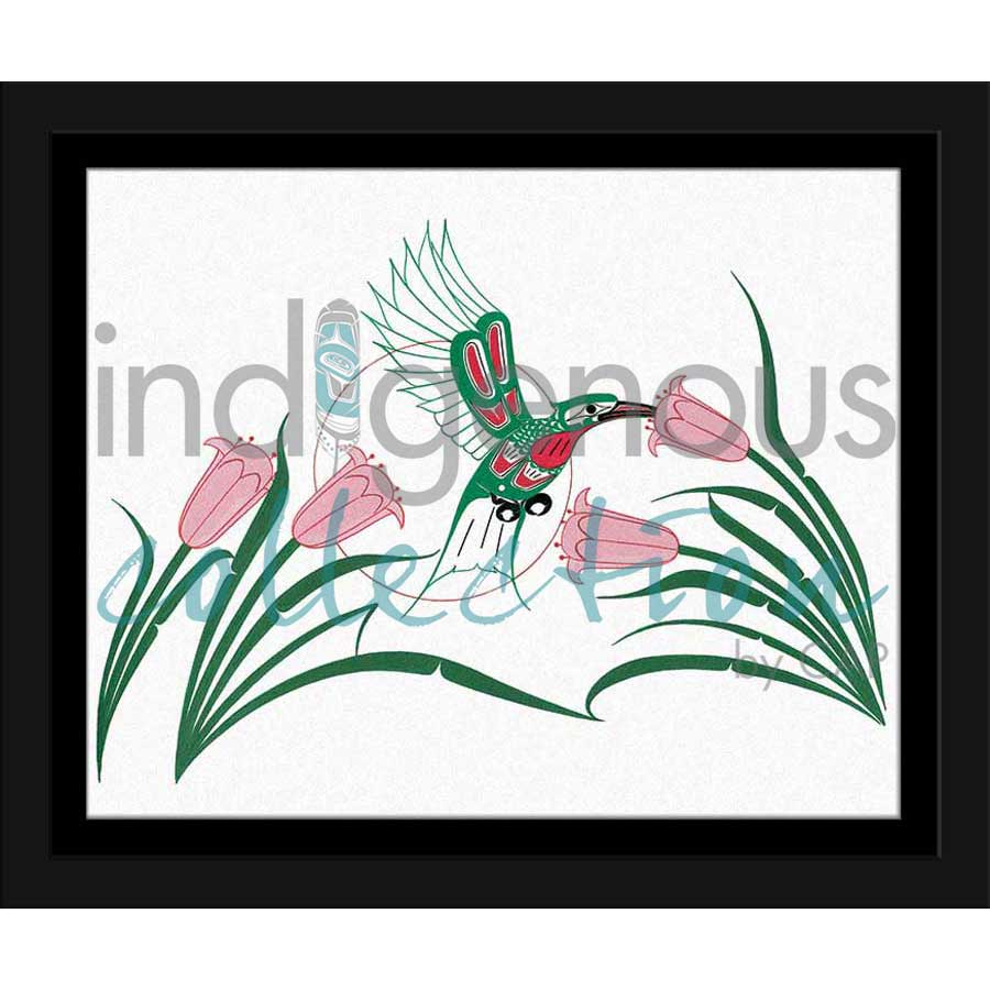Hummingbird by artist Richard Shorty - Northern Tutchone. Indigenous Collection