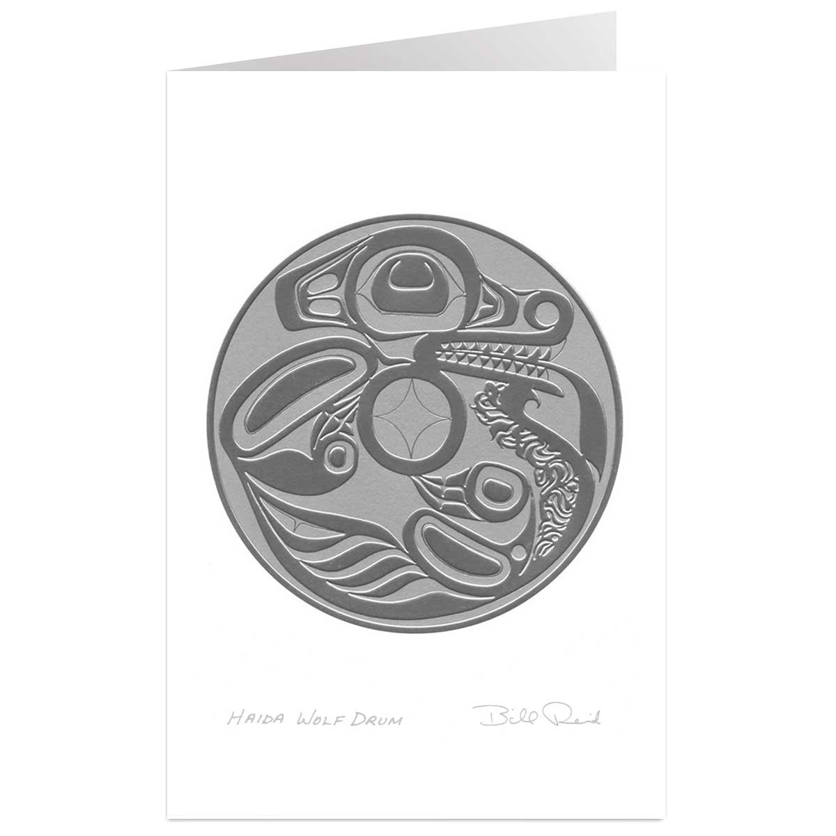 Haida Wolf Drum