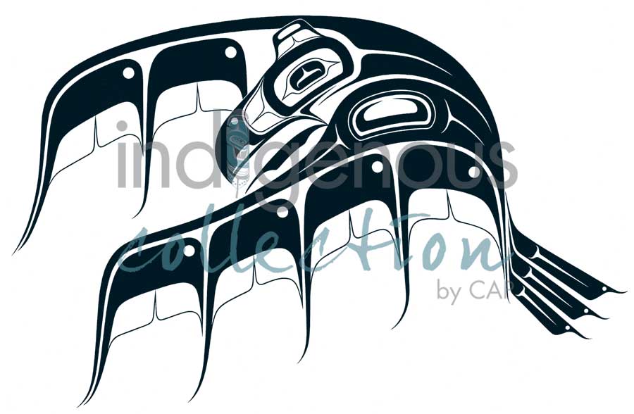 Raven In Flight by artist Carl Stromquist