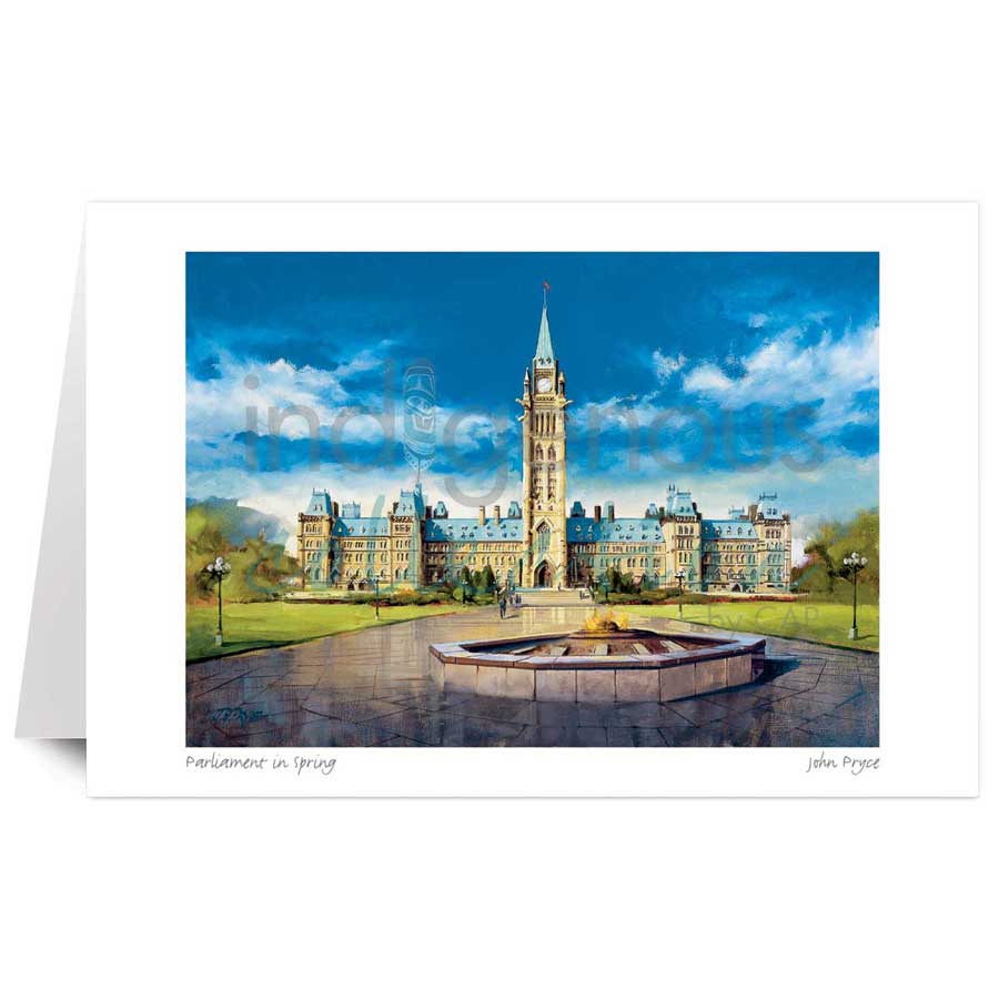 Parliament In Spring by artist John Pryce
