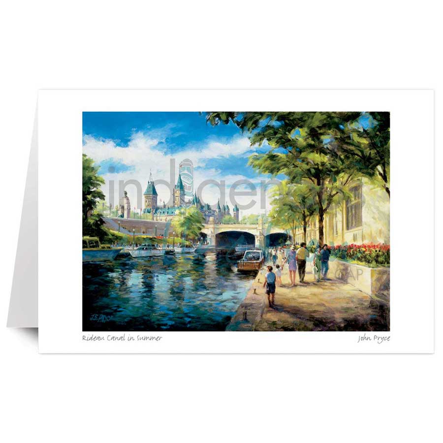 Rideau Canal In Summer by artist John Pryce