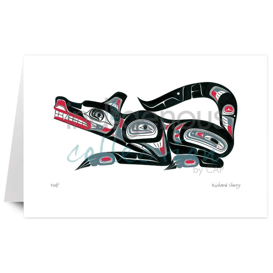 Wolf by artist Richard Shorty