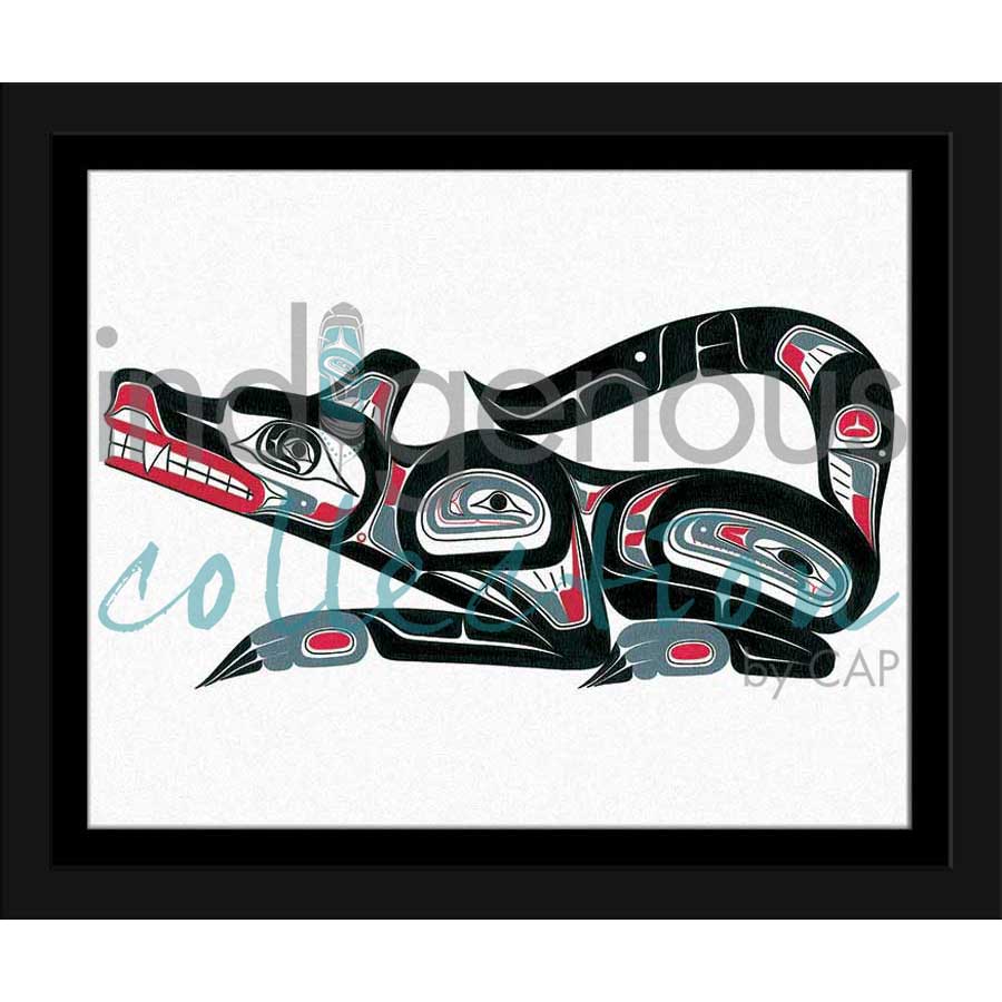 Wolf by artist Richard Shorty - Northern Tutchone. Indigenous Collection