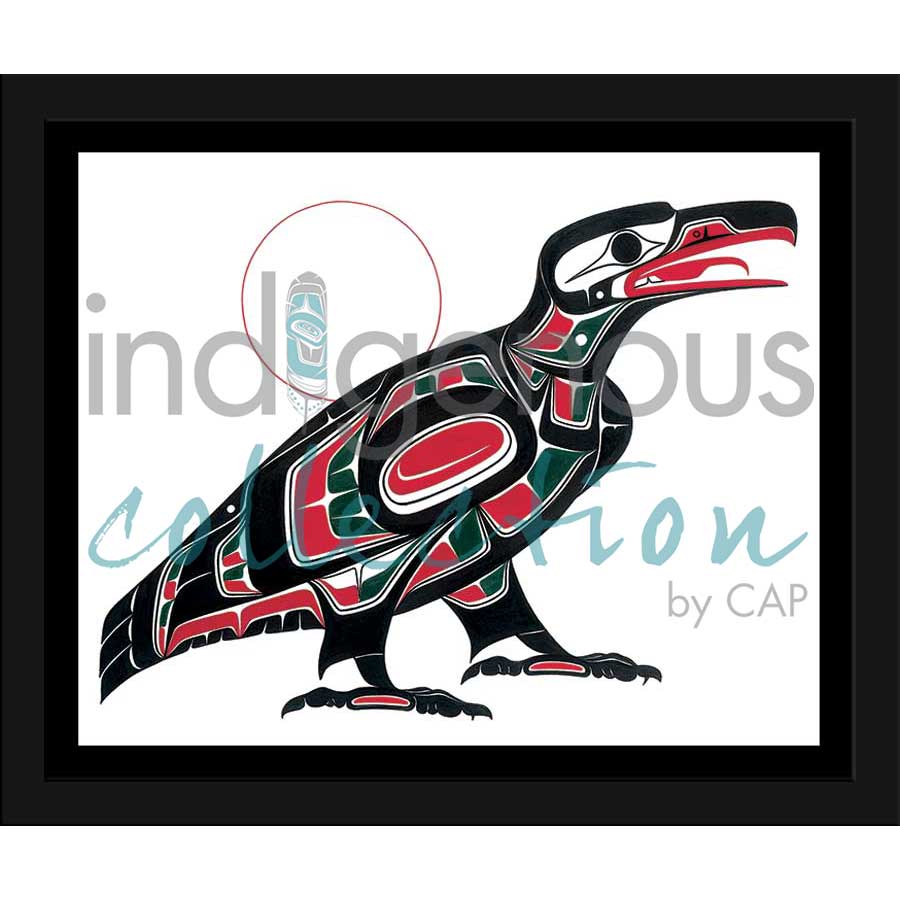Raven by artist Richard Shorty - Northern Tutchone. Indigenous Collection