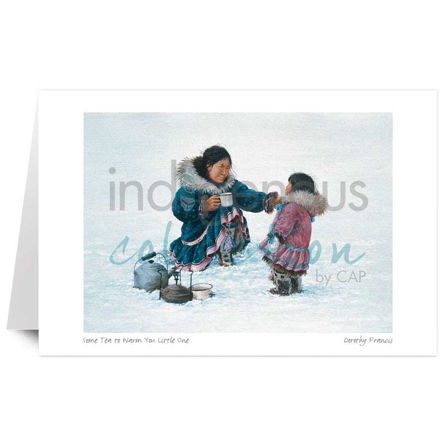 Some Tea to Warm You Little One by artist Dorothy Francis