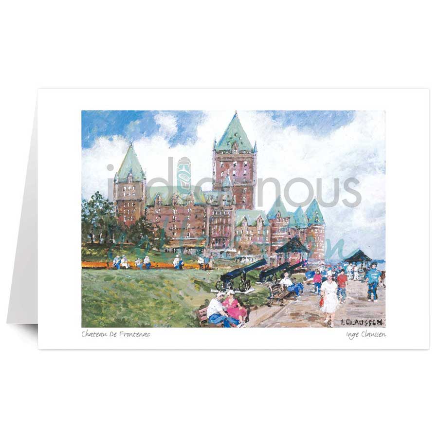 Chateau De Frontenac by artist Inge Claussen