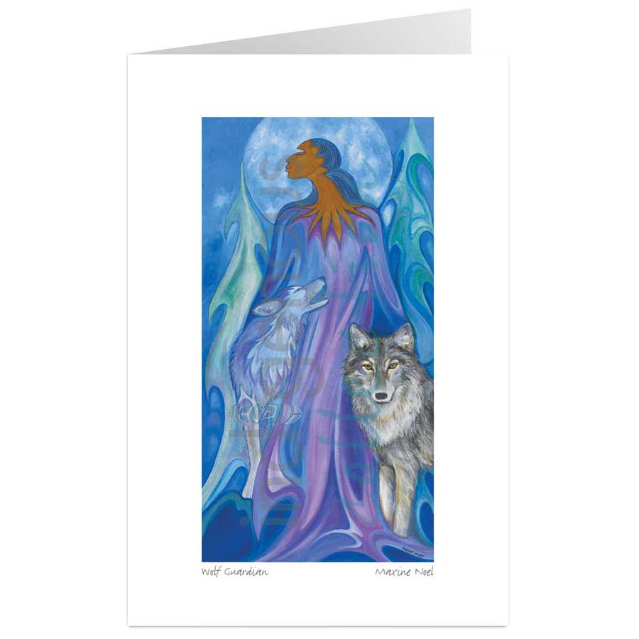 Wolf Guardian by artist Maxine Noel